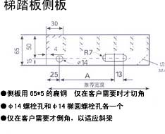 梯踏板侧板