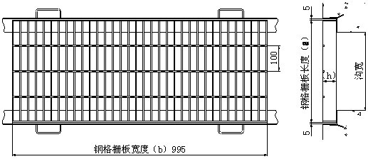 钢格板沟盖设计